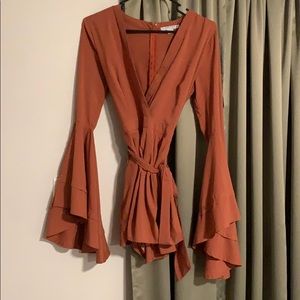 Bell Sleeved Romper.